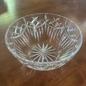 Elegant Clear Crystal Bowl